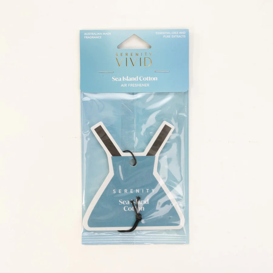 Sea Island Cotton Air Freshener scented car and home air freshener by Home Fragrance Co