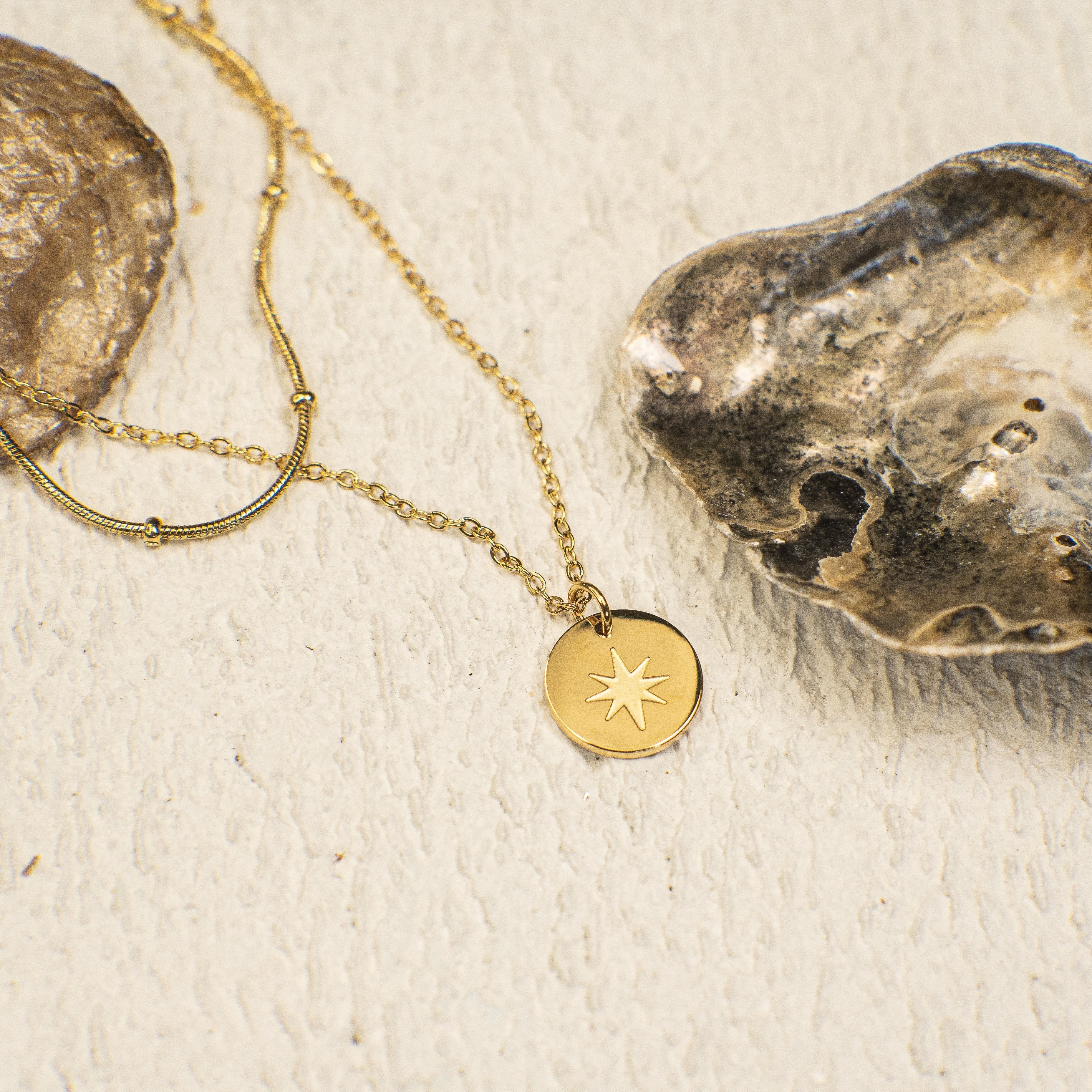 Aquarius star sign drop necklace by FAYA & CO