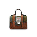 Islander Wee Satchel in Chestnut Blue Tartan